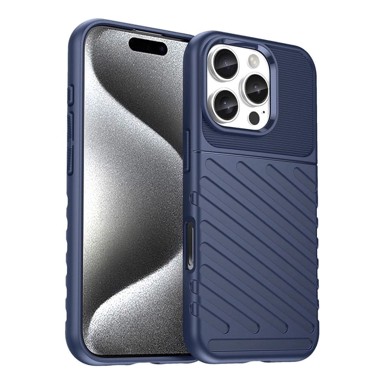 Thunder Case silikonska maskica za iPhone 16 Pro, plava