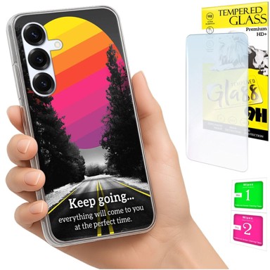 Torbica za Samsung Galaxy S25 FE foto maska, stražnja maska, futrola i zaštitno staklo 9H