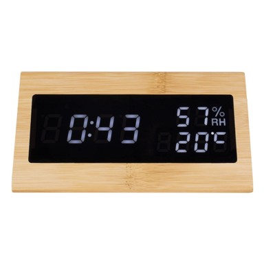 KARLSSON Digitalna budilica Triangle, prirodna