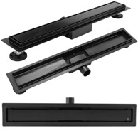 REA Linearni odvod NEOX, black matt, 100