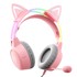 ONIKUMA Gaming slušalice X15Pro, roze sa mačjim ušima