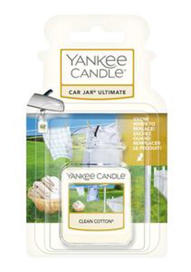 YANKEE CANDLE miris za vozilo, Car Jar, Clean Cotton