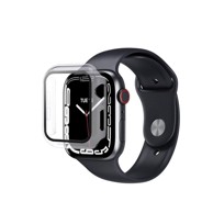 ESTUFF Zaštitna maska sa zaštitom zaslona, Apple Watch Series 7 / 8 / 9, 45 mm, prozirna