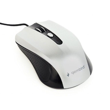 GEMBIRD Miš MUS-4B-01-BS, žični, gaming, bijela