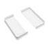 ADDIS Bijeli/sivi plastičan organizator pribora 58, 5 x 41, 5 cm