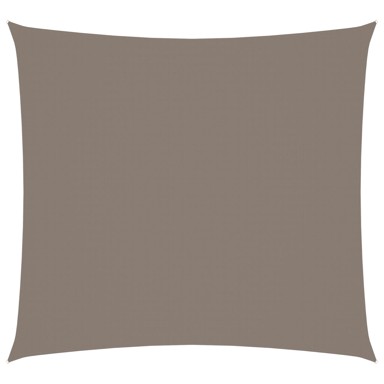 Jedro protiv sunca od tkanine četvrtasto 3 x 3 m smeđe-sivo