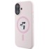 KARL LAGERFELD Maskica MagSafe za Apple iPhone 16 Plus, roza