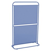 GARDEN PLEASURE Plava metalna pregrada za balkon MWH, 124 x 80 cm