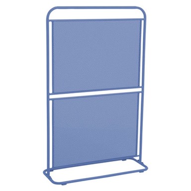 GARDEN PLEASURE Plava metalna pregrada za balkon MWH, 124 x 80 cm