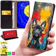 BLUEMOON Futrola tipa novčanik za Realme 14 Pro 5G - maska s otiskom + staklo 9H