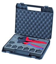 KNIPEX Kliješta za kabelske stopice, bez čeljusti, u koferu