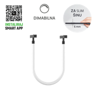 GREEN TECH LED slim magnetna svjetiljka Mg19-80W-Nw 80 W 4000 K 5 m, crna