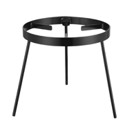 NIKCORP Sklopivi tronožac za kotlić i lonac 34,5x25 cm, crni