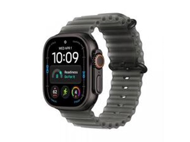 APPLE Pametni sat Watch Ultra 4, GPS + Cellular, 49 mm, kućište od crnog titana, remen Ocean Band Translucent Black, MJAY4PM/A