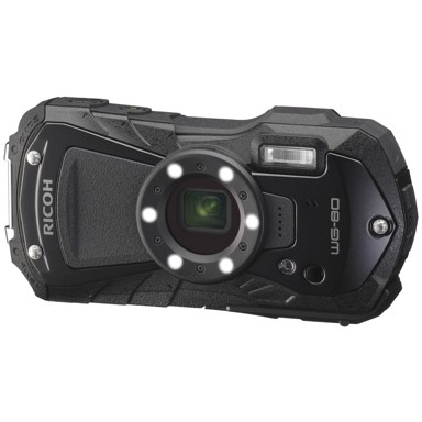 RICOH Digitalni fotoaparat WG-80, crni