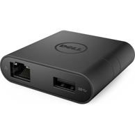 DELL Adapter DA200, crni