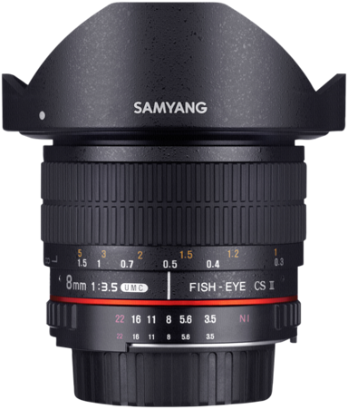 SAMYANG Objektiv F 3,5/8 UMC Fish-Eye II Canon