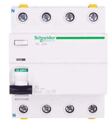 SCHNEIDER 4P diferencijalni prekidač 25A 0,03A tip A iID A9Z21425