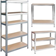NORTHIX Metalna polica za skladištenje Humberg Hr-812 180 x 90 x 40 cm