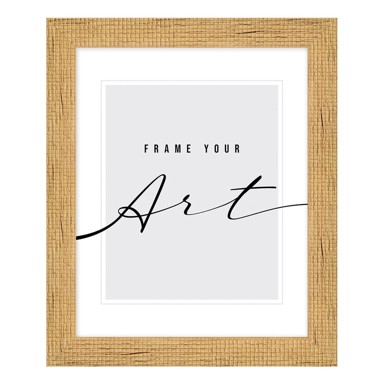 Plastičan viseći okvir u prirodnoj boji 48x58 cm