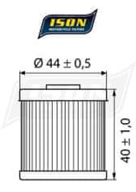 ISON Filter ulja 566