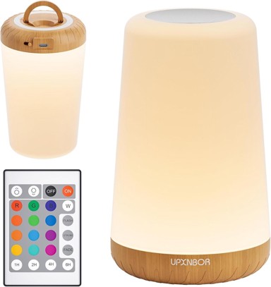 Upxnbor LED noćna lampa za spavaću sobu i dječju sobu