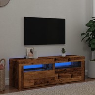 TV ormarić LED boja drva 120x35x40 cm konstruirano drvo
