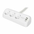 DIGITUS Stolni razdjelnik DA-70626 3x220V 2xUSB 1,5 m, bijela