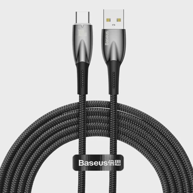 BASEUS USB kabel A na tip C, 100 W, CADH000501, 2 m, crni