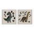 IXIA Dječje slike u setu 2 kom Relief 30x30 cm