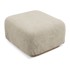 MAKAMII Bež modularni tabure od bouclé tkanine Ailani, 83x41x95 cm