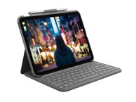 LOGITECH Tipkovnica Slim Folio za iPad (10. Gen), HRV Gravura, siva (TABLOR080)