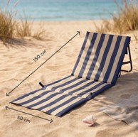 Ležaljka za plažu s naslonom