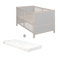 ROBA Sivi dječji krevet s podesivom visinom 70x140 cm Easy Sleep