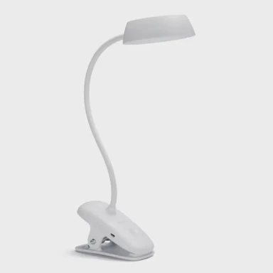 PHILIPS Stolna svjetiljka Donutclip DSK201, bijela