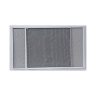 Komarnik s podesivim okvirom 70x50 cm, siva