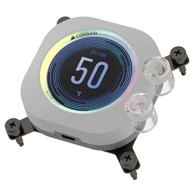 CORSAIR Vodeni blok Hydro X Series XC7, RGB Elite LCD CPU LGA 1700, AM4/AM5, bijeli