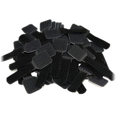 LABEL THE CABLE PRO Zidni čičak držač kabela, set od 50 komada, PRO 3110, crni