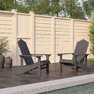 Vrtne stolice Adirondack, 2 kom, HDPE, antracit