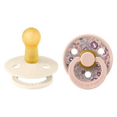 BIBS Duda varalica Liberty Colour, okrugla, blush/mix (vel. 1)