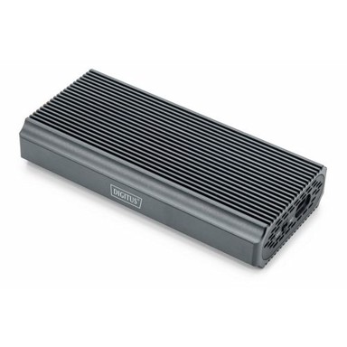 DIGITUS Klon stanica, USB 3.2, M.2 NVMe SSD, 40 Gbit/s, aluminijsko, crno