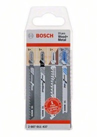 BOSCH Professional Wood and Metal komplet listova za ubodnu pilu, 15-dijelni