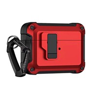 PRO kućište za AirPods 4 s kopčom, crveno
