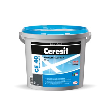 CERESIT Fugir masa CE 40 SILICA ACTIVE 13 Antracite, 2KG