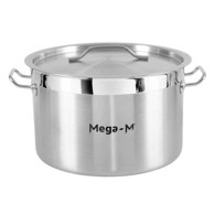 Niska posuda za catering s poklopcem Mega-M PRO 23 l Ø35 x 22 cm