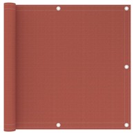 Balkonski zastor, HDPE, 90x300 cm, terakota