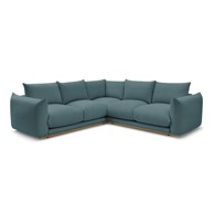 BOBOCHIC PARIS Plava kutna garnitura Ernest, 254x254x86 cm