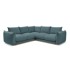 BOBOCHIC PARIS Plava kutna garnitura Ernest, 254x254x86 cm
