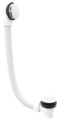 POLYSAN Kadni set Click-Clack, 1200 mm, čep 72 mm, bijeli