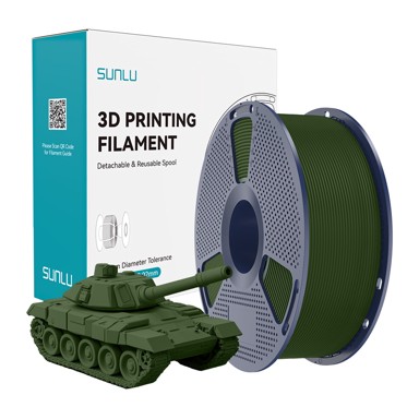 SUNLU Filament PLA+ High-Speed, 1.75 mm, maslinasti